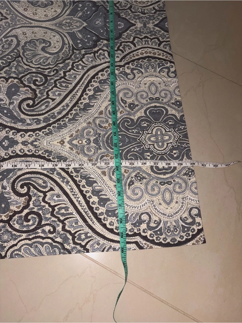 Like new Pottery Barn Beale Paisley euro Sham